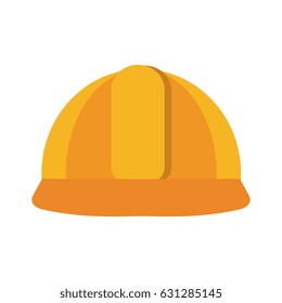 construction helmet isolated icon