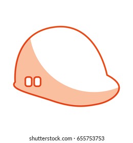 construction helmet isolated icon
