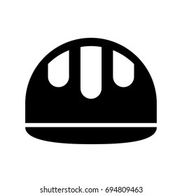 construction helmet isolated icon
