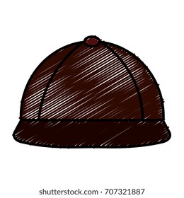 construction helmet isolated icon