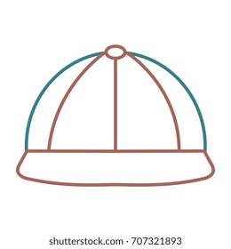 construction helmet isolated icon