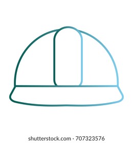 construction helmet isolated icon