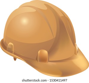 construction helmet light brown, protective clothing