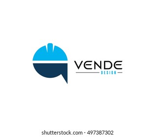 Construction Helmet  Logo