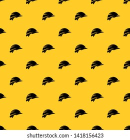 Construction helmet pattern seamless vector repeat geometric yellow for any design