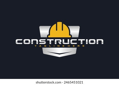 construction helmet plate emblem logo
