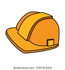 construction helmet protection icon