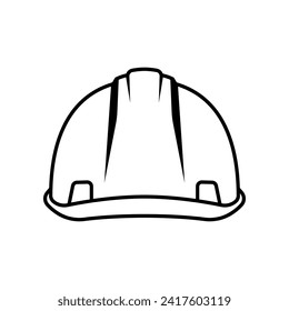 Construction helmet protection. Safety helmet vector isolated.