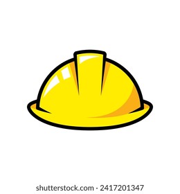 Construction helmet protection vector isolated, Safety helmet.