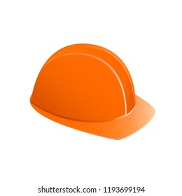Construction helmet. Protective helmet. Vector illustration. EPS 10.
