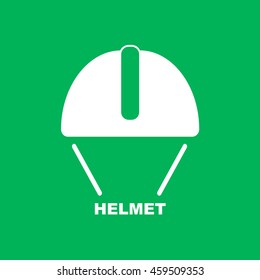 
Construction helmet for safety.Vector icon.