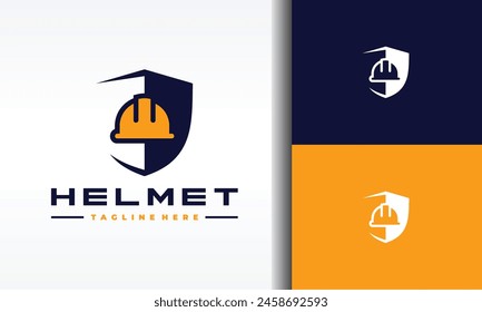the construction helmet secure logo