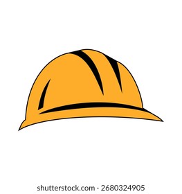  Capacete de construção ícone de design de logotipo simples Digital