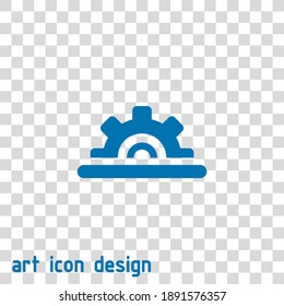 construction helmet vector icon on an abstract background