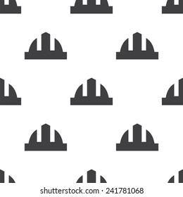 construction helmet, vector seamless pattern, Editable can be used for web page backgrounds, pattern fills 