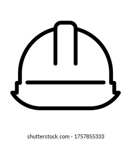 Construction helmet vector - worker tool icons