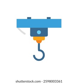 A construction hoist icon suitable for lifting machinery and construction operations.