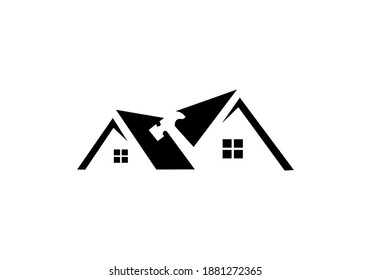 construction home logo vector design