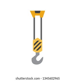 Construction hook work sign symbol icon illustration vector
