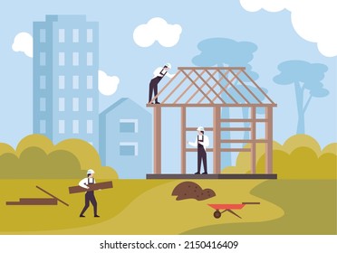 Bauhaus mit Baustelle