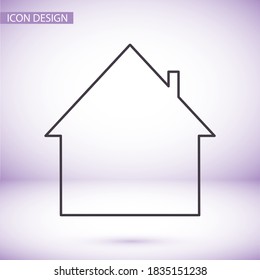 Edificio de construcción de estilo lineal en el fondo. Icono de mejor ilustración de 10 pasos 