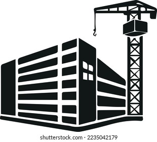 Construction icon design, clean vector