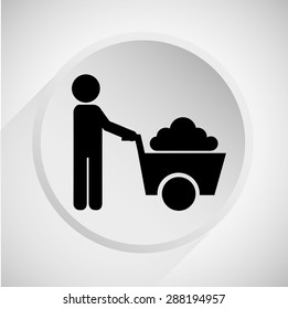 construction icon design, vector illustration eps10 graphic 