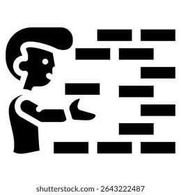 Elemento de icono de construcción para el diseño