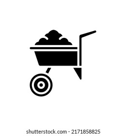 Construction icon isolated on white background