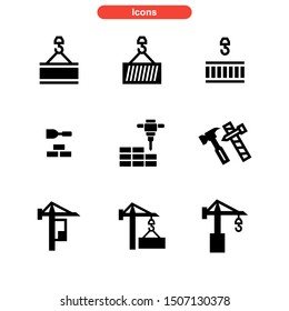 construction icon isolated sign symbol vector illustration - Collection of high quality black style vector icons
