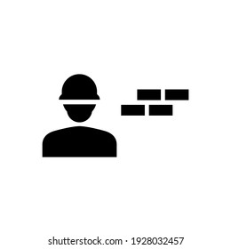 construction icon or logo isolated sign symbol vector illustration - high quality black style vector icons
