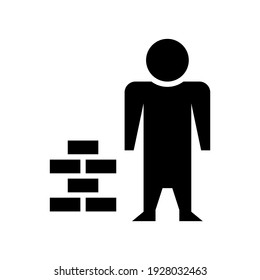 construction icon or logo isolated sign symbol vector illustration - high quality black style vector icons

