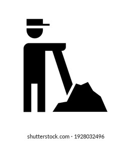 icono de construcción o logotipo símbolo de señalización aislado ilustración vectorial - iconos vectoriales de estilo negro de alta calidad

