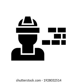 Bausymbol oder Logo einzeln auf Zeichen, Vektorgrafik - hochwertige Vektorsymbole in schwarzem Stil
