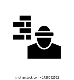 construction icon or logo isolated sign symbol vector illustration - high quality black style vector icons
