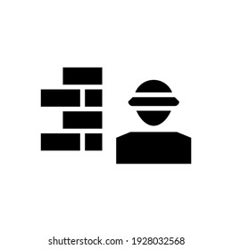 construction icon or logo isolated sign symbol vector illustration - high quality black style vector icons
