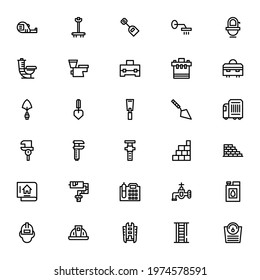construction icon or logo isolated sign symbol vector illustration - Collection of high quality black style vector icons
