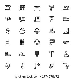 construction icon or logo isolated sign symbol vector illustration - Collection of high quality black style vector icons
