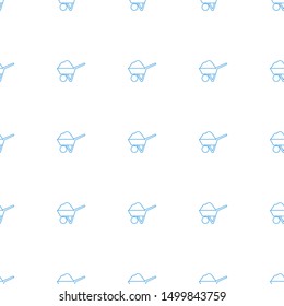 construction icon pattern seamless white background. Editable line construction icon. construction icon pattern for web and mobile.