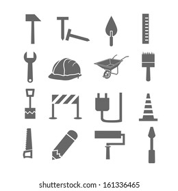 Construction icon set