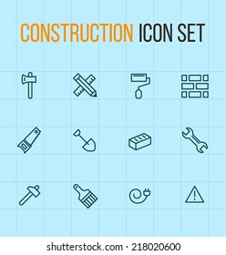 construction icon set