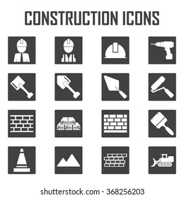 construction  icon set.