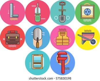 Construction icon Set