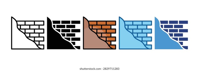 Construction Icon Set Multiple Style Collection