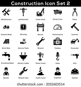 Construction Icon Set2 (Black Series)