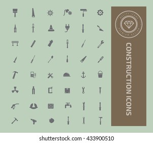 Construction icon set,vector