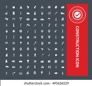 Construction icon set,vector