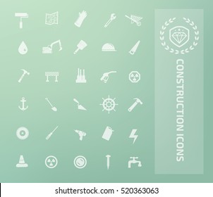
Construction icon set,vector