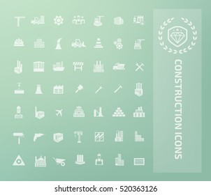 
Construction icon set,vector