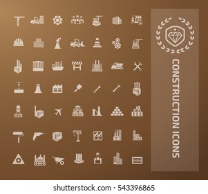 
Construction icon set,vector